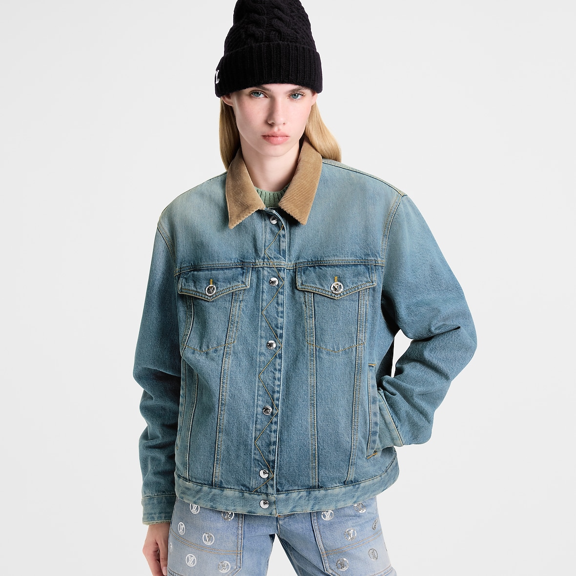 Vintage Levi's Multi-Border Reversible Denim Jacket, Men's Size XL unclear blue type Vintage Second Hand